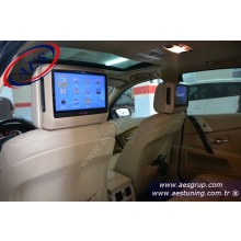 BMW SERİES 5.20 CYCLONE MULTİMEDİA MONİTÖRLÜ KOLTUK BAŞLIĞI ÇİFT DVD USB KABLOSUZ KULAKLIK