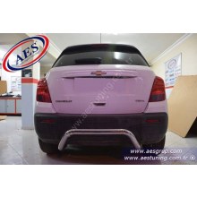 CHEVROLET TRAX ARKA TAMPON KORUMA PASLANMAZ KROM BORU