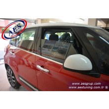 FİAT 500 L CAM ÇITASI KROM 6 PARÇA