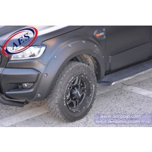 FORD RANGER 4X4 WILDTRAK ÇAMURLUK AĞZI DODİK  KAPLAMASI PLASTİĞİ 4 PARÇA