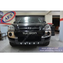 HYUNDAİ TUCSON ÖN TAMPON KORUMA KROM SİS ÇERÇEVELİ ORJİNAL OEM AKSESUAR İTHAL SİYAH