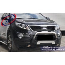 KİA SPORTAGE R ÖN KORUMA PASLANMAZ KROM KAUÇUKLU