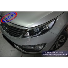 KİA SPORTAGE R YENİ ÖN FAR ÇERÇEVESİ 2 PARÇA İTHAL ÜRÜN
