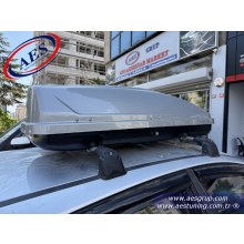 MEGANE 2 LUXES PORT BAGAJ PARLAK GRİ 155 CM BOY 400 LİTRE 3 NOKTA KİLİTLİ SİSTEM