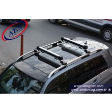 MERCEDES GLK THULE SNOWPACK 7326 KAYAK TAŞIYICI & SNOWBOARD TAŞIYICI İÇ GENİŞLİK 75 CM