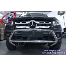 MERCEDES X CLASS ÖN KORUMA DEMİRİ PASLANMAZ KROM ÇELİK ML MODEL