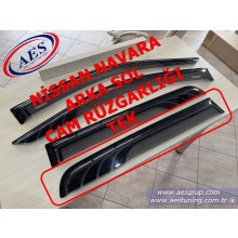 NİSSAN NAVARA CAM RÜZGARLIĞI ORJİNAL OEM AKSESUAR İTHAL ARKA SOL TEK PARÇA 2015 - 2025 NOKTALI