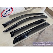 NİSSAN NAVARA CAM RÜZGARLIĞI ORJİNAL OEM AKSESUAR İTHAL ÖN VE ARKA 4 PARÇA 2015 - 2025 NOKTALI