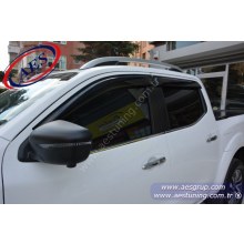 NİSSAN NAVARA CAM RÜZGARLIĞI ORJİNAL OEM AKSESUAR İTHAL ÖN VE ARKA 4 PARÇA 2015 - 2025