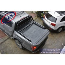 NİSSAN NAVARA CANYON ROLLBAR KROM ÜZERİ PİANO BLACK SİYAH BOYALI PASLANMAZ MALZEME
