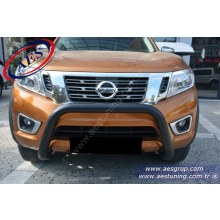 NİSSAN NAVARA KROM ÖN KORUMA ORJİNAL OEM AKSESUAR SİYAH KROM