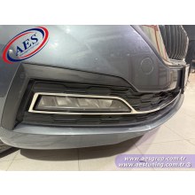 SKODA OKTAVİA A8 SEDAN SİS ÇERÇEVESİ KROMU 3 PARÇA 2020 -