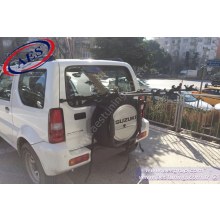 SUZUKİ JİMNY RANGER PRO STEPNE ARKA LASTİĞE TAKILAN BİSİKLET TAŞIYICI İTHAL ''TAŞIMA KAPASİTESİ 2 ADET ''''