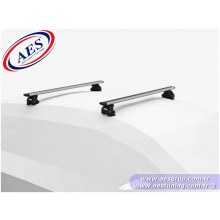 THULE 7107 FİXED POİNT TAŞIYICI AYAK + WİNG BAR GRİ ALÜMİNYUM + KİT + KİLİT