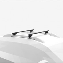 THULE 7108 OVERSİZE RAİL FOOT ÜNİVERSAL + ÇELİK BAR SİYAH + KİT + KİLİT