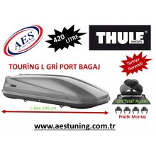 THULE TOURİNG L PORT BAGAJ GRİ 420 LİTRE TAŞIYICI SİSTEM HARİÇ