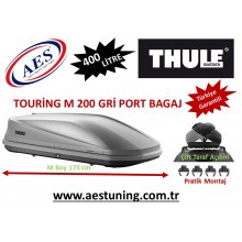 THULE TOURİNG M 200 PORT BAGAJ GRİ 400 LİTRE TAŞIYICI SİSTEM HARİÇ