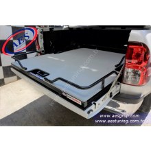 TOYOTA HILUX ARKA KASA İÇİ SÜRGÜLÜ ÇEKMECE EXTENSİON SLİDE DRAWER