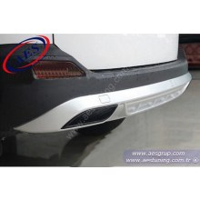 TOYOTA RAV 4 ARKA TAMPON KORUMA DİFÜZÖR ORJİNAL OEM AKSESUAR İTHAL GRİ 2014 SONRASI
