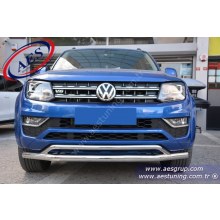 VOLKSWAGEN AMAROK CANYON & V6 AVENTURA KROM ÖN KORUMA ÇİFT KATLI ORJİNAL OEM AKSESUAR